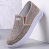 Students Middle-Aged And Elderly Casual Shoes Men'S Single Shoes Cloth Shoes Canvas One Pedal