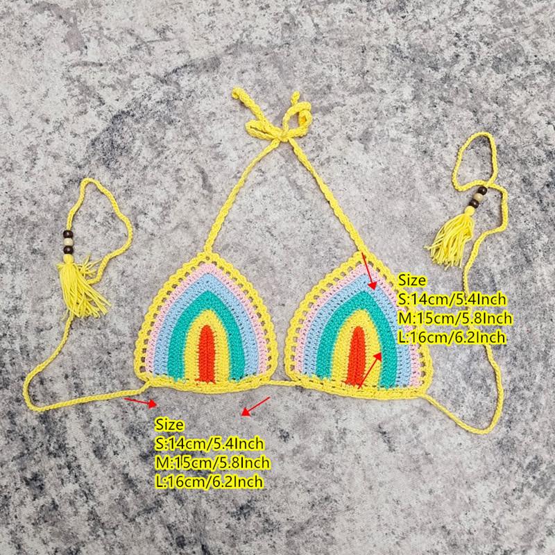 Handmade Crochet Long Dress Bikini Set Swimsuit