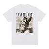 Men's Graphic T-shirt Cotton Crew Neck Lana Del Rey T-Shirt Graphic Print Tees Unisex Cotton Sailing