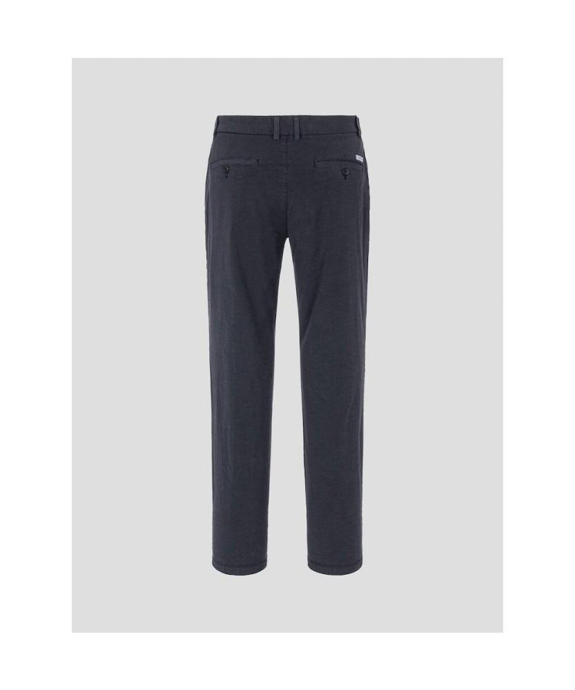 Binpolmen Summer Garment-Dyed Standard Fit Pants Navy