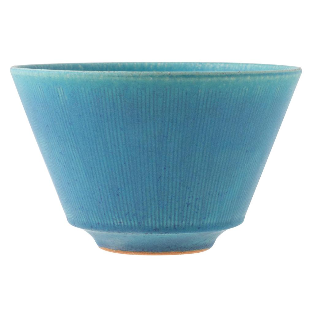 Marui Seito Shigaraki Ware Hechimon Bowl, 1400ml Capacity, Blue Glaze, MR-3-4615