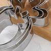 4Pcs/Set Cake Mold Rabbit Carrot Design Cookie Cutter Set Stainless Steel 430 Non-Stick Fondant Biscuit Mold