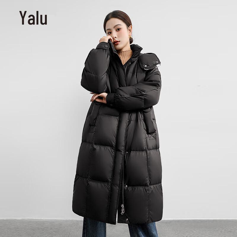 Yalu Women's Long Hooded Winter Down Jacket
