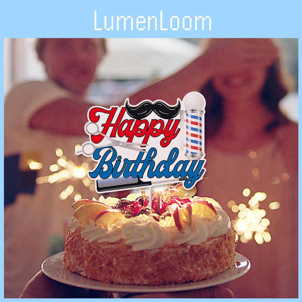 Hairdresser Birthday Themed Cake Decor Plugin For Celebration Photography And