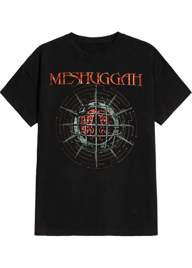 Meshuggah band Chaosphere T-SHIRT Black Tee Heavy Cotton Shirt UB450 XXL