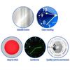 YOUNGFLY Mini Car Clock, Luminous Tiny Analog Clocks for Bike Boat Motorcycle Home Vehicle