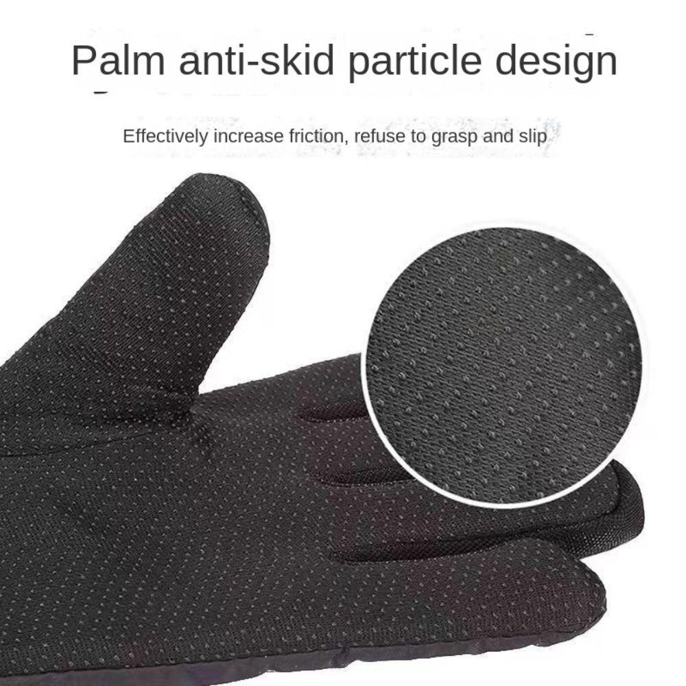 Touch Screen Leather Gloves PU Leather Touch Screen Gloves Autumn Winter Full Finger Mittens  Men