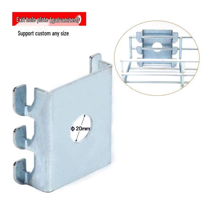 Grid Tray Accessories: Snap Screw, Straight Connector, Reinforcing Strip, Bend Connector, Cross Arm, Support Base, Lower Wiring Board