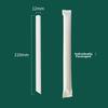 Tinghao Disposable Food-Grade Individually Wrapped Straws for Drinks And Milk Tea, Thick 12*210mm Large Pointed Tips, 100 Pieces