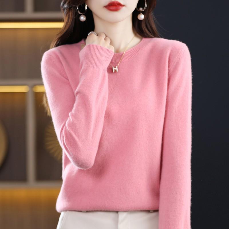 Autumn/Winter 100% Wool Slim-Fit High Neck Knit Sweater