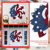 Independence Day Wreath Patriot Stars And Stripes Red, And Blue Star Decoration