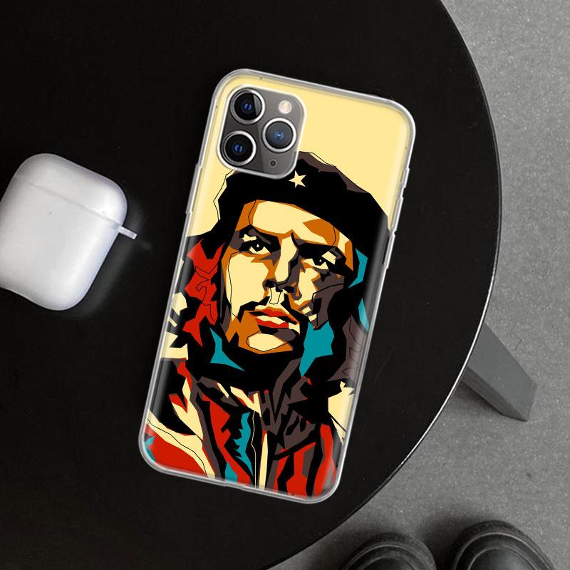 Che Guevara Cigarett Phone Case Cover for iPhone 11 12 13 Mini 14 15 Plus 16 Pro Max 17 Air 7 8 + SE Art Customized Fundas 11 12