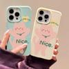 Phone Case for iPhone 11 13 XR XS Max Case iPhone 12 14 15 16 Pro Max 12 Pro 15 Plus Leather Painted Waterproof Drop-proof and Wear-resistant Cartoon