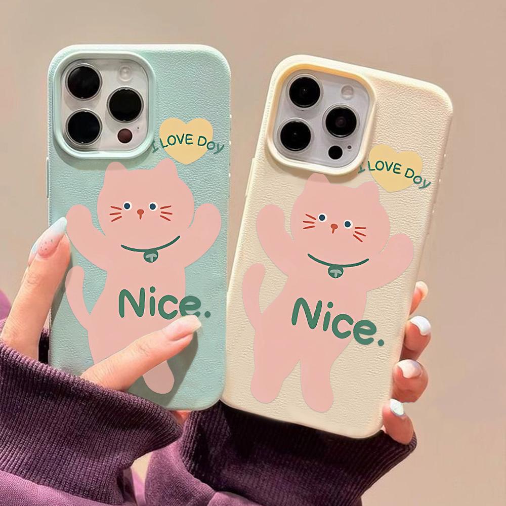 Pouzdro na telefon pro iPhone 11 13 XR XS Max pouzdro pro iPhone 12 14 15 16 Pro Max 12 Pro 15 Plus kožené malované vodotěsné odolné proti pádu a opotřebení kreslený film