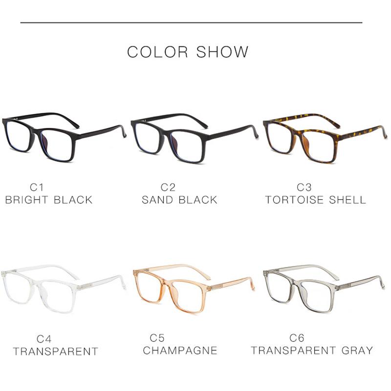 Anti-Blue Light Glasses High Quality Square Eyewear Women Men Luxury Eyeglasses Blue Light Blocking Man Lady Computer Eyeglas