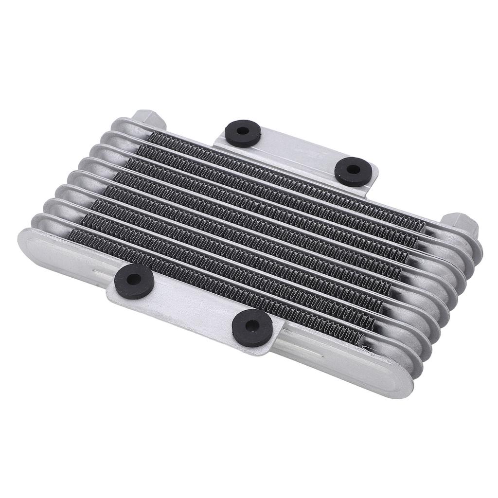 8 Row Motorcycle Oil Radiator Silver 125ml Low Wear Strong Power Fit For GY6 125CC‑250CC Motocross ATV