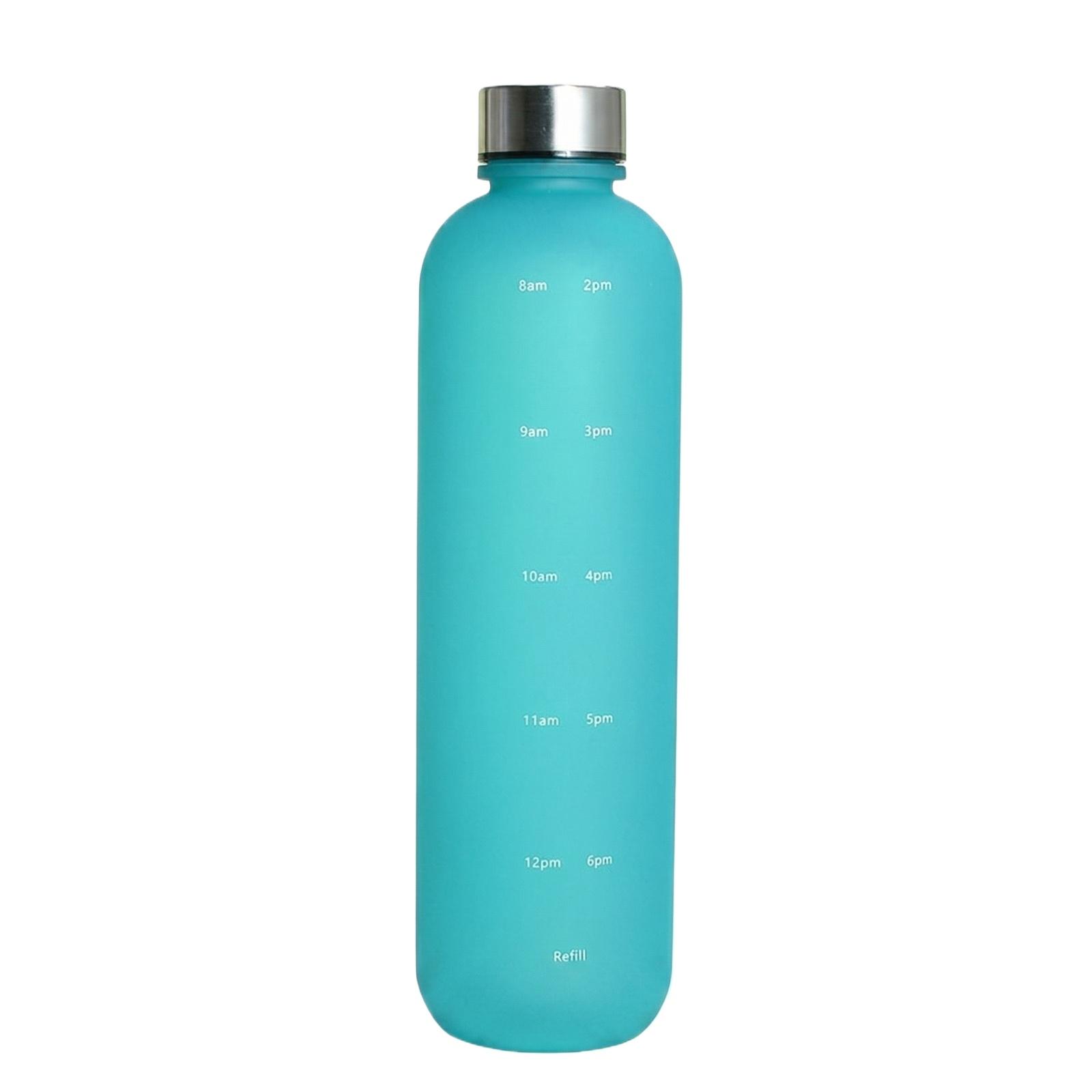 

English: Gradient Color Large Capacity Frosted Sports Water Bottle one size
