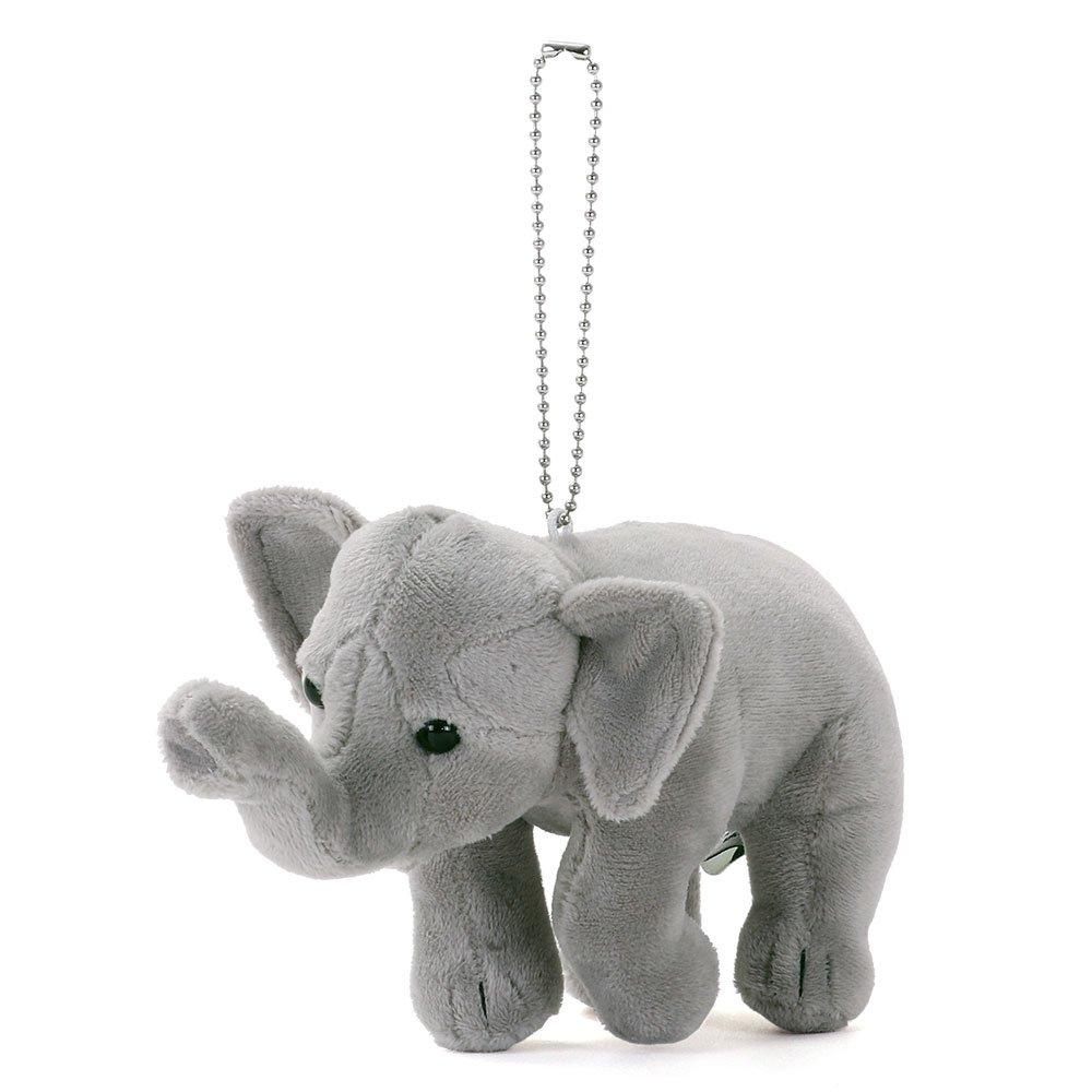 

COLORATA Plush Asian Elephant Mascot (Realistic Wild Animalwith Chain) Cute Animal Keychain Doll Gift (Twice Tested) Christmas Present
