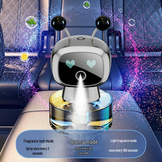 Luxury Smart Car Aroma Diffuser & Perfume Robot Ornament for Summer