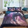 3D Tiger Rabbit Snake Pig Snail Unicorn Chick Fish Doona Duvet Quilt Cover Set