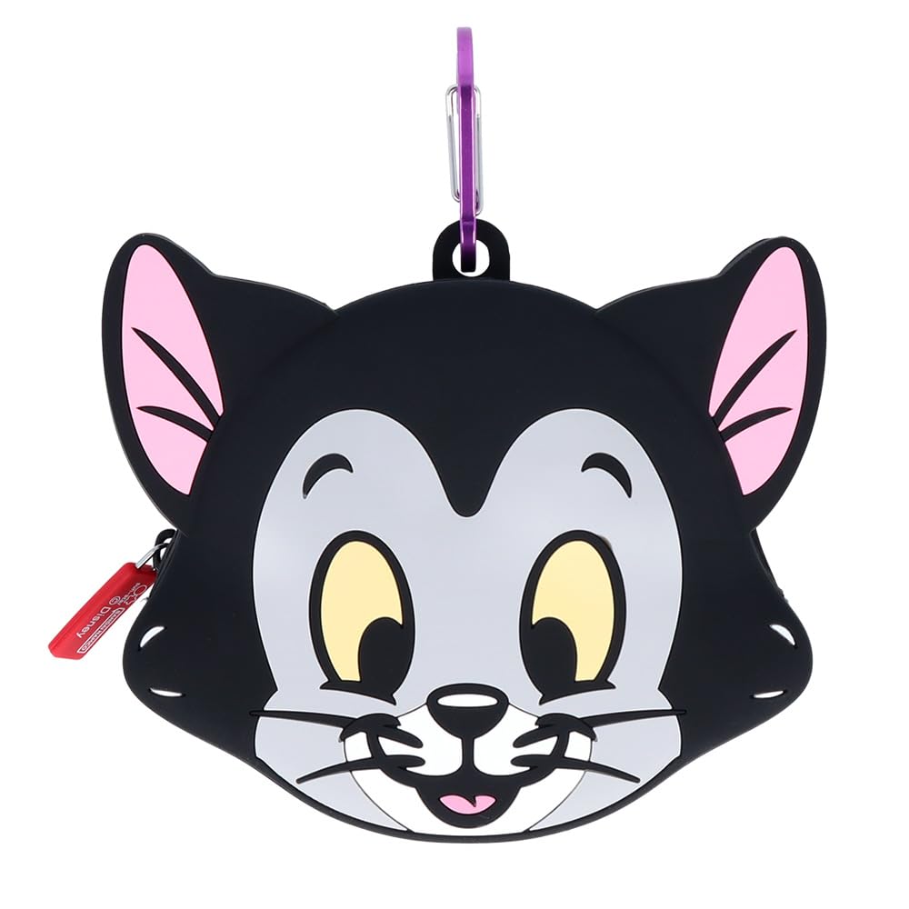 

Sunstar Stationery Disney Pouch with Carabiner Silicone Figaro S2323842