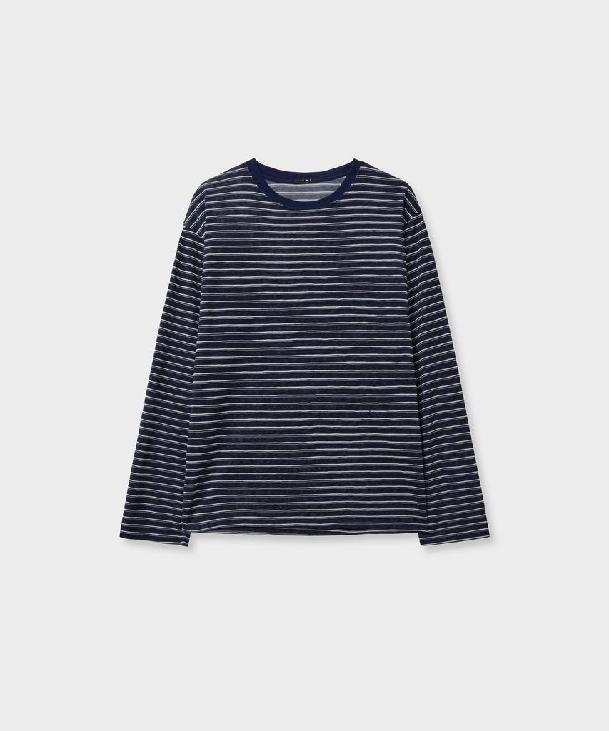 Baniswimeonteu Summer Stripe Tee_Navy