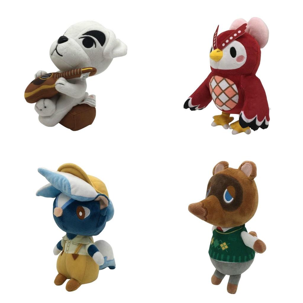 Adorable Animal Crossing Tom Nook Kk Plush Toy Raccoon Soft Stuffed Doll For Kids