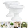 White Porch Planter Retro Succulent Plant Flower Container  Outdoor Indoor Decor