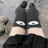 Autumn Winter New Cat Panda Stockings Cute Cartoon Cotton Over Knee Socks Soft Warm Stocking For Kawaii Girls Daily Wear Cosplay