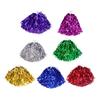 Metallic Folie Cheerleader Pompoms Cheer Poms mit Griff Cheerleading Kostümzubehör für Teamgeist Sport Tanzparty Anfeuern