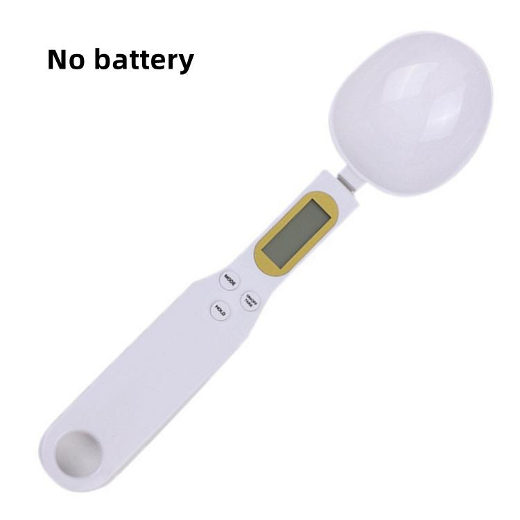 

Portable LCD Digital Kitchen Scale Measuring Spoon Coffee Sugar Gram Electronic Spoon Weight Volumn Food Scale 0.1-500g білий