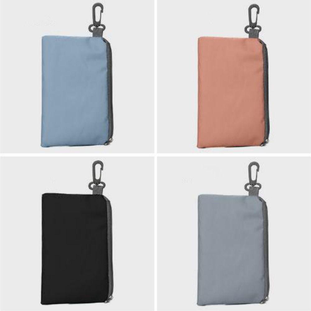 10 colors Outdoor Waterproof Bag with Hook Zipper Pocket Pouch Camping Hiking Storage Bag