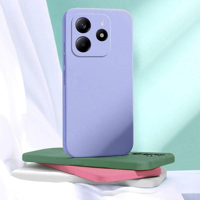 Do Redmi Note 14 4G Etui silikonowe z płynem Redmi Note 14 Obudowa Fundas Coque Miękka TPU Ochraniacz aparatu Etui na telefon Redmi Note 14