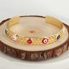 New Style Simple Women's Hip-hop Fashionable Design Textured Opening Dripping Oil Eye Bracelet
