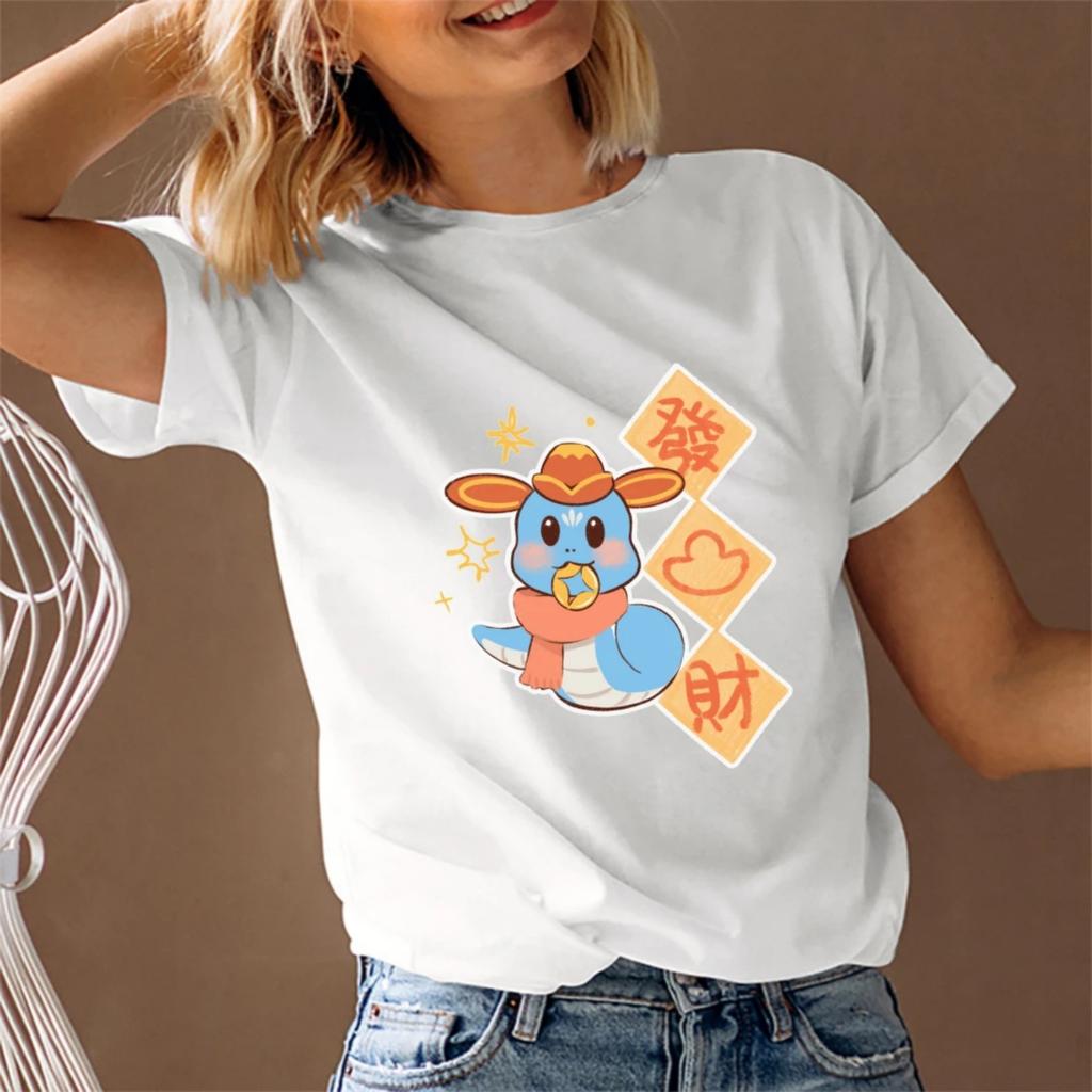 Women's T-Shirt Cute Cartoon Graphic Short Sleeve Round Neck Trendy Summer 2023 Fast Shipping