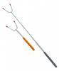 TELESKOPISCHER STOCKGABEL FÜR LAGERFEUER-WÜRSTCHENROSTEN 4 Stk.
