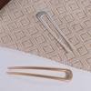 Metal Hair Sticks Electroplate Hair Clip High Quality U Shape Barrettes  Hair Accessory