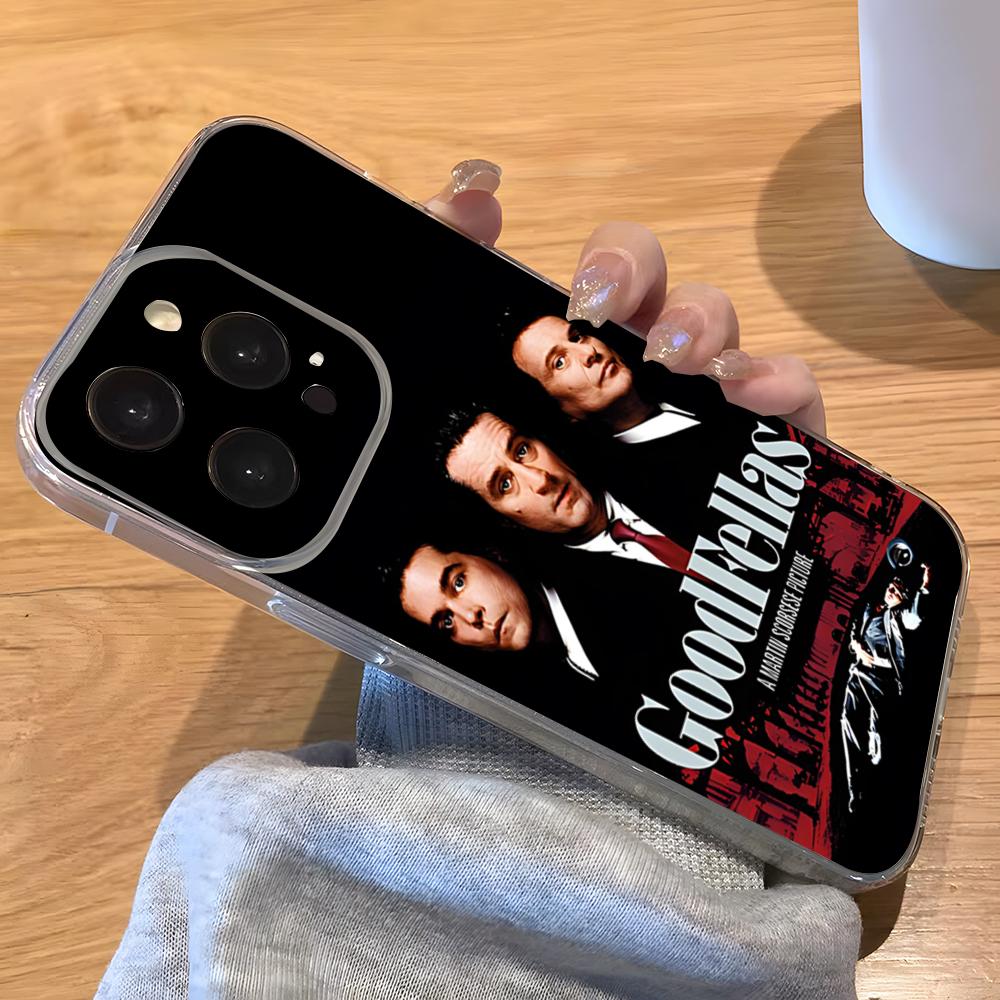 

Classic Movie Goodfellas Phone Case For IPhone 17 Pro Max 16 15 14 Pro Max 13 11 Xs Xr 8 7Plus Transparent Cover iPhone XS Max