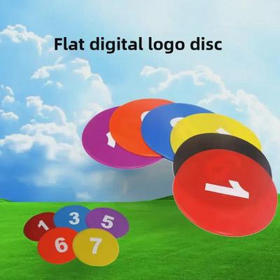 Digitale Logo-Disc: Flugzeugmarkierung & Fußball-Trainings-Landmark-Patch
