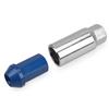 New 20pcs M12x1.5 Length 42mm 7075-t6 19HEX Rays Lug Nut Wheel Nuts With 7 Side Lock Nuts Anti Theft Security Key Alloy Aluminum