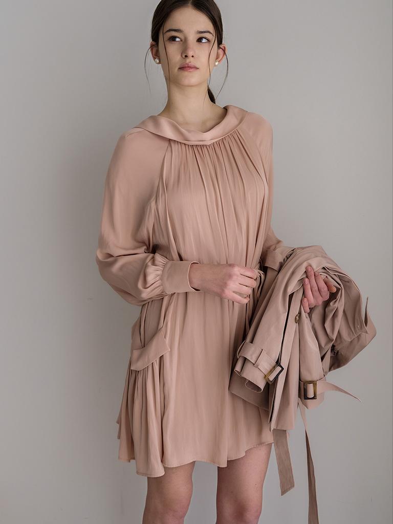 LAUTREDE MIN Lautre Ciere Beige Dress