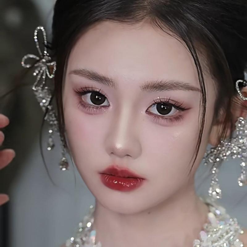 Diamond-encrusted Butterfly Hollow Water Drop Pendant Earrings Temperament Versatile High-end Ear Hanging Fashion Light Luxury Niche Earrings Women