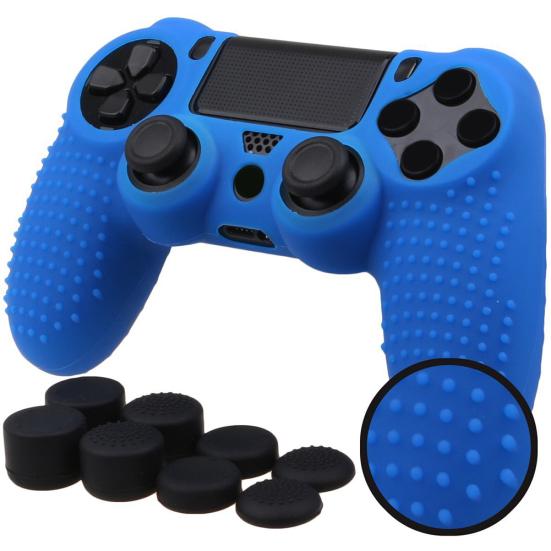 Soft Silicone Case Cover Thumb Grip Caps for PS4/PS4 Slim/Pro Game Controller
