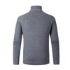 Nuevo Suéter de Otoño e Invierno para Hombre Suéter Cárdigan con Cremallera de Cuello Alto Suéter Grueso para Hombre
