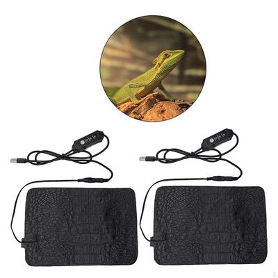 2 Pcs Electric Blanket Warm Multifunction PU Triple Adjustable Pet for Cats Dogs Kittens Puppy