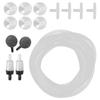 Aquarium Oxygen Tube Check Valve Fish Tank Bubble Stone Set Aquarium Accessories4m / 13.1ft Tube