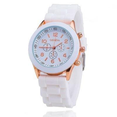 1Pc Silicone Watch Korean Version Fashionable and Beautiful Color Jelly Student Sports Watch