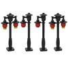 City Street Series Building Blocks Accessories Rail Transit Train Signal Light Railings Brick Toilet Flower Bed Phone Box Toy