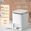 Zhugu Household Foot Pedal Trash Can