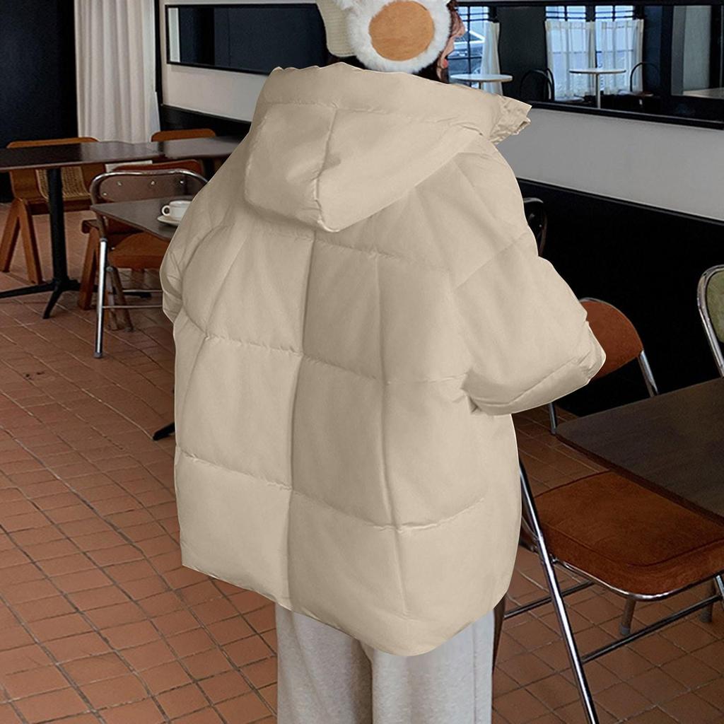 Damen Wintermantel Warme Jacke Mit Kapuze Frauen Verdicken Leichte Mäntel Damen Oberbekleidung